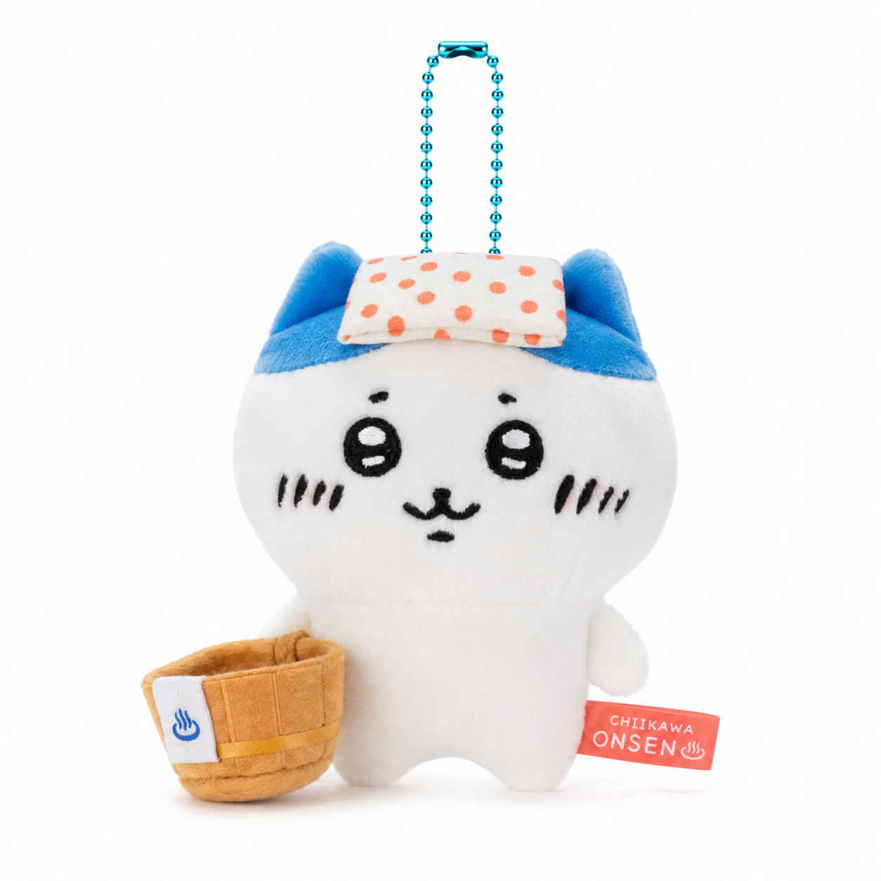 Chiikawa Hot Spring Limited Edition Mascot 'Hachiware'